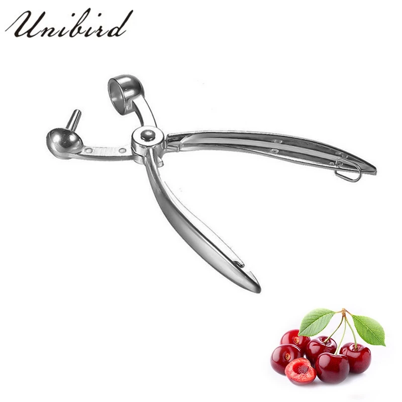 

Unibird 1Pc Stainless Steel Cherry Pitter Fruit Olive Core Seed Corer Remover Squeeze Red Dates Stone Picker Fruit Tool Gadget