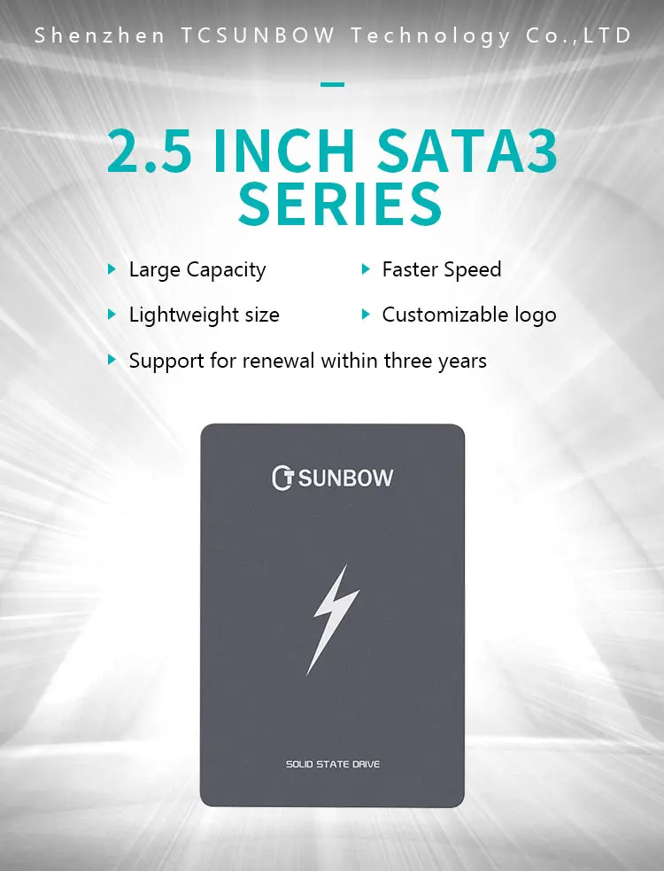 TCSUNBOW 2.5 Inch 120GB 240GB 480GB SataIII Solid State Drive Hdd Hard Disk