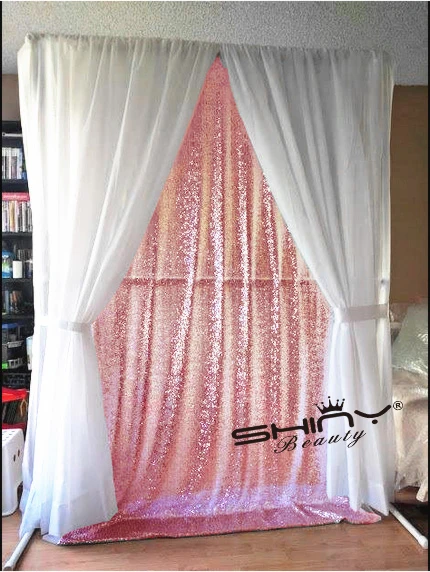 8x8 Sequin Backdrop Pink Gold DIY Photobooth Wedding Photo Booth Photography Sparkle Background Decoration In Curtains From Home 8x8 Sequin Backdrop Pink Gold DIY Photobooth Wedding Photo Booth Photography Sparkle Background Decoration In Curtains From Home