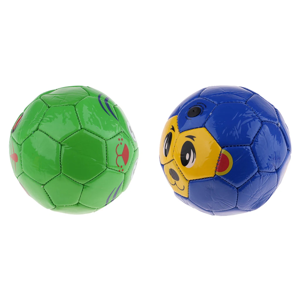 2-Counted 5.5in Soccer Balls Suitable for Small Kids and Pets Indoor/Outdoor Play