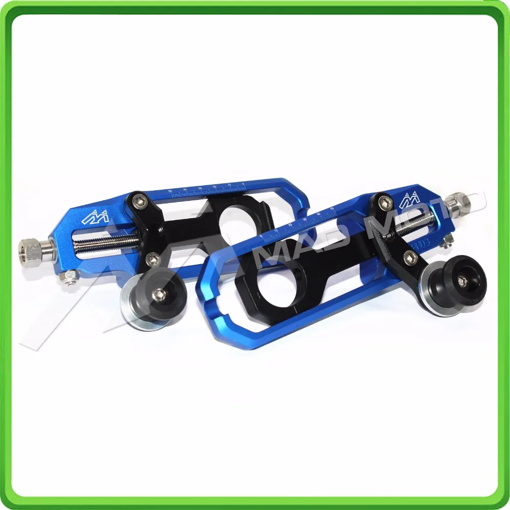 Motorcycle Chain Tensioner Adjuster with spool fit for Suzuki GSXR 600 GSX R 750 2011 2012 2013