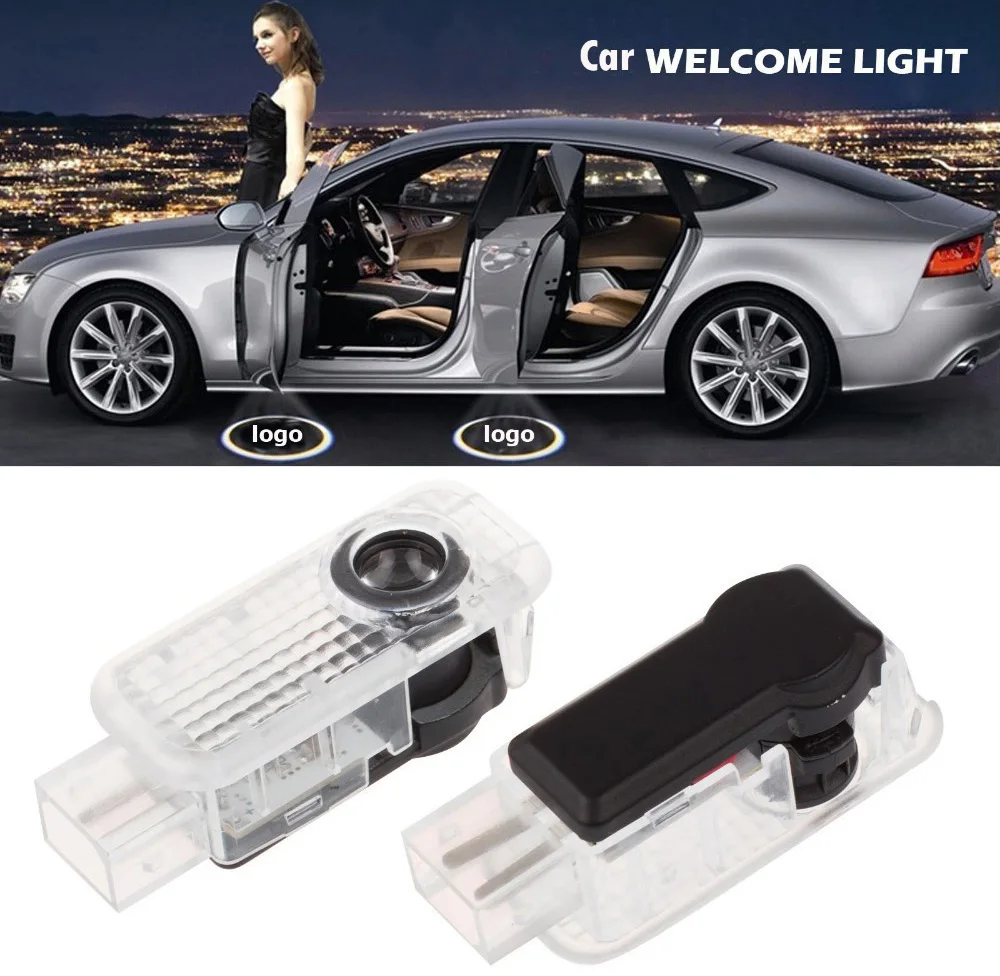 

2Pcs/Pair High Power LED Ghost Shadow Light Logo Projector Vehicle Door Courtesy Laser for BMW Brand Car Styling Logo Design