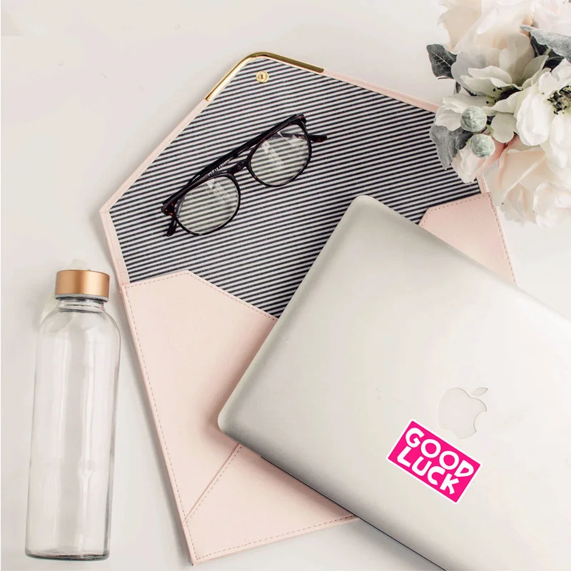 40Pcs PVC Waterproof Girls Kawaii Pink Computer Stickers to DIY Suitcase Moto Car Fridge Luggage Laptop Scrapbook Skin Decals