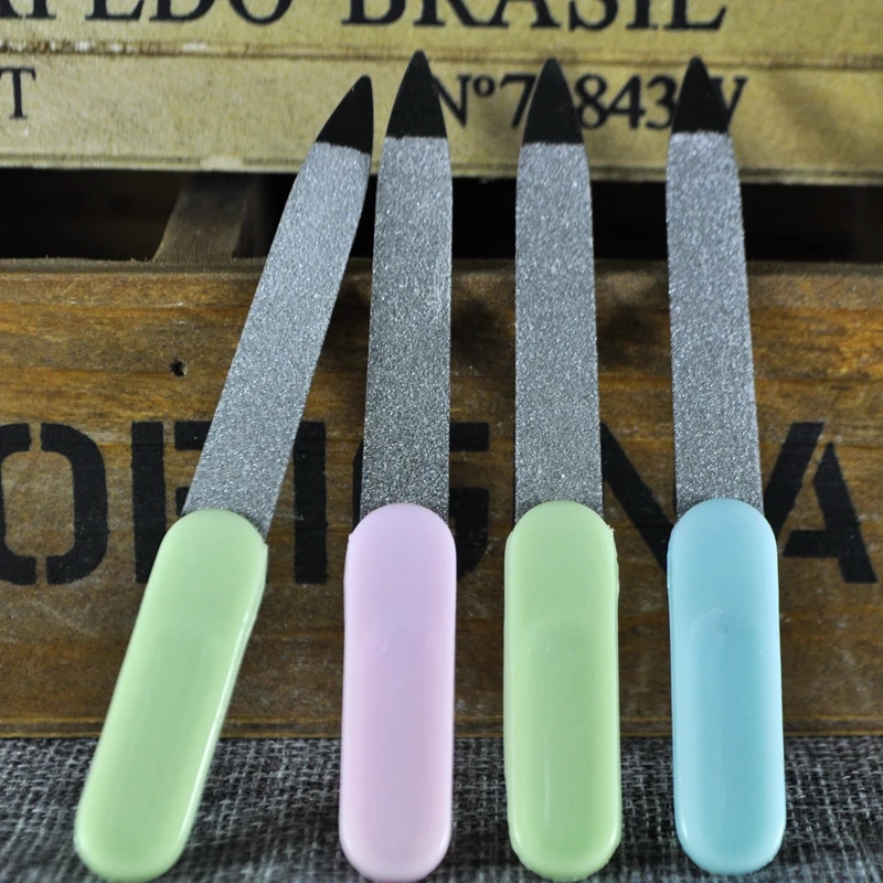 Professional Nail File Sided Stainless Steel Durable DIY Nails Art