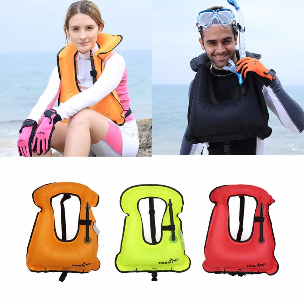 Children and Kids Scuba Diving Snorkeling Vest Adjustable Inflatable