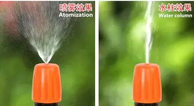 wowoda 100 Pcs 180 Degree Refraction Atomized Dripper Micro Garden Sprinkler Sprayer Hydroponic Garden Irrigation 