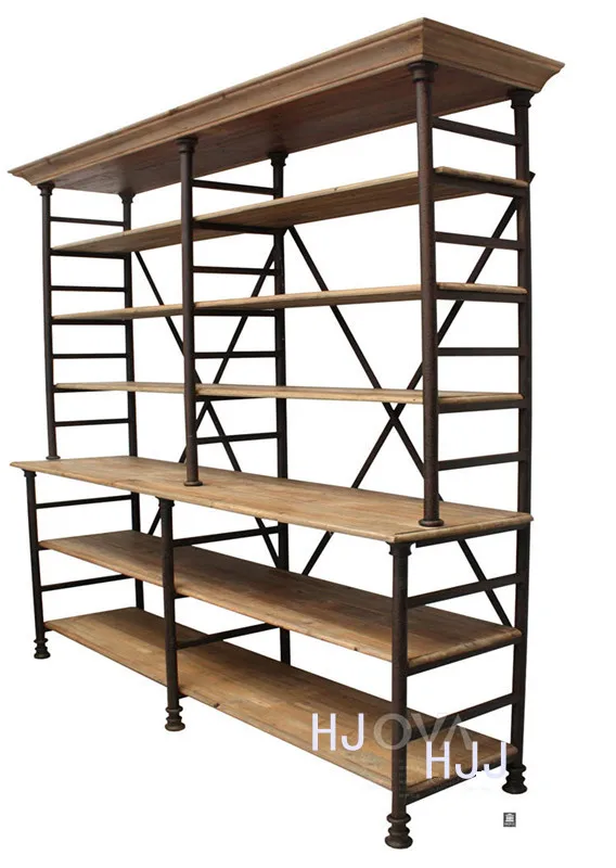 Wrought Iron And Wood Shelves Woodworking Ideas