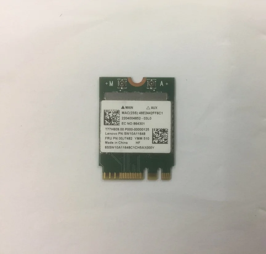 SSEA Беспроводной карты для Realtek RTL8821AE 802.11AC NGFF Dual band 433 Мбит/с Wi-Fi Bluetooth 4,0 карты для IBM lenovo FRU 00JT482