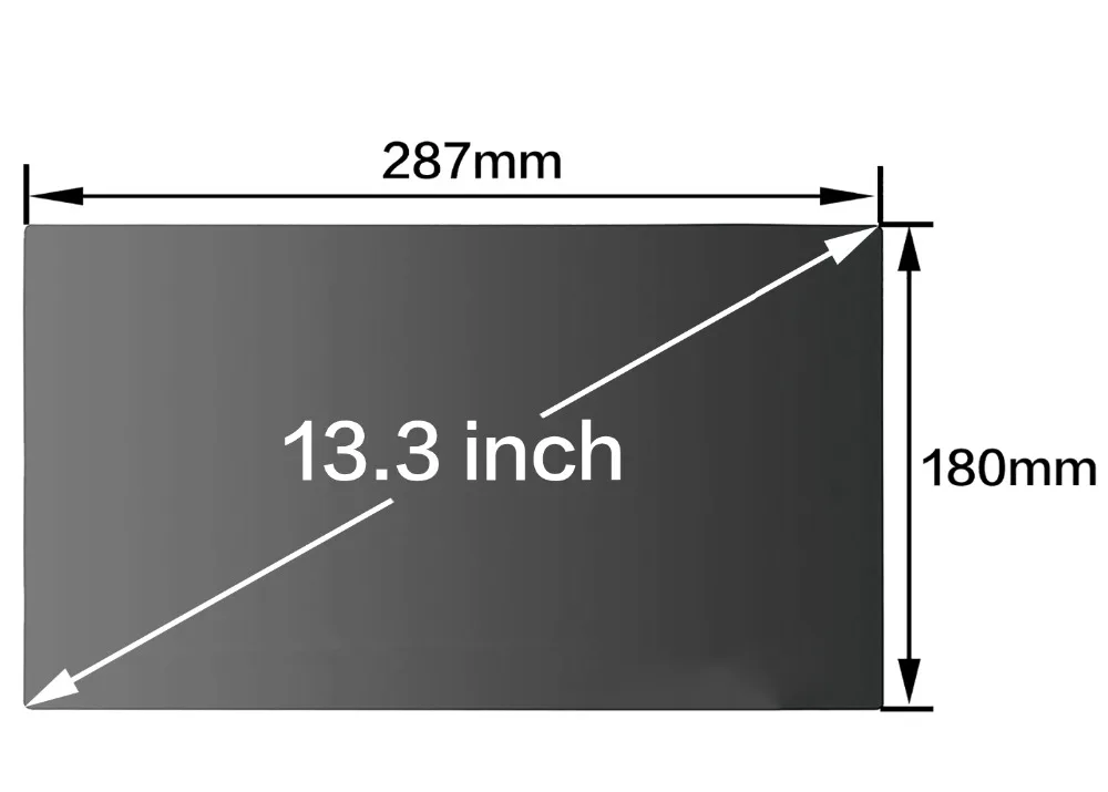 Высокое качество ПЭТ фильтр конфиденциальности экраны Защитная пленка для Apple MacBook старый Воздух 13 дюймов ноутбук Compute модель A1369 A1466