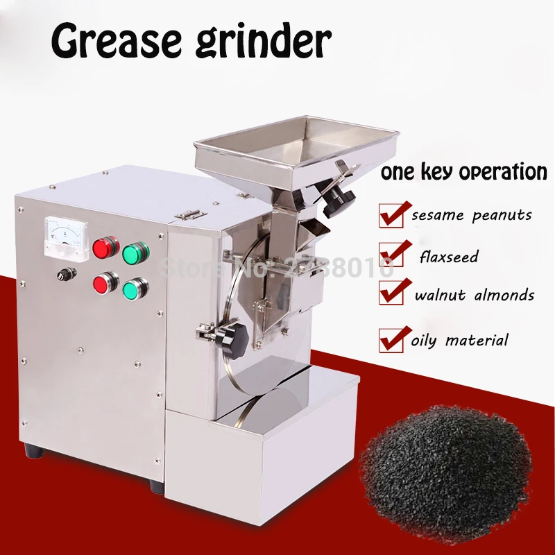 

Commercial grease oily grinder peanut sesame almond walnut pumpkin seeding grinding machine stainless steel grinder XL-910