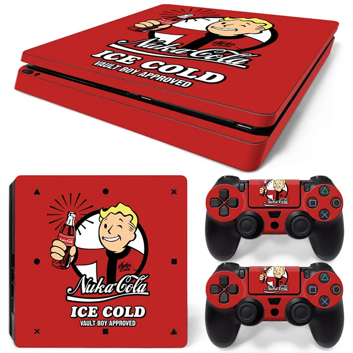 

For PS4 slim Console and Controllers stickers For ps4 slim skin sticker for ps4 slim vinyl sticker--0098