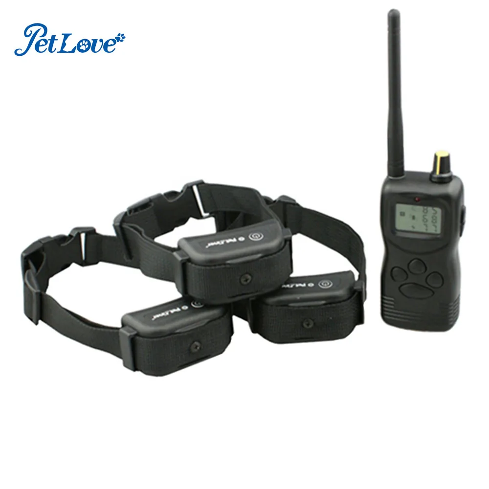 

Factory Wholesale 1000 Meters Beeper Static Shock and Vibration Waterproof and Rechargeable Wireless Multi Dog Training System