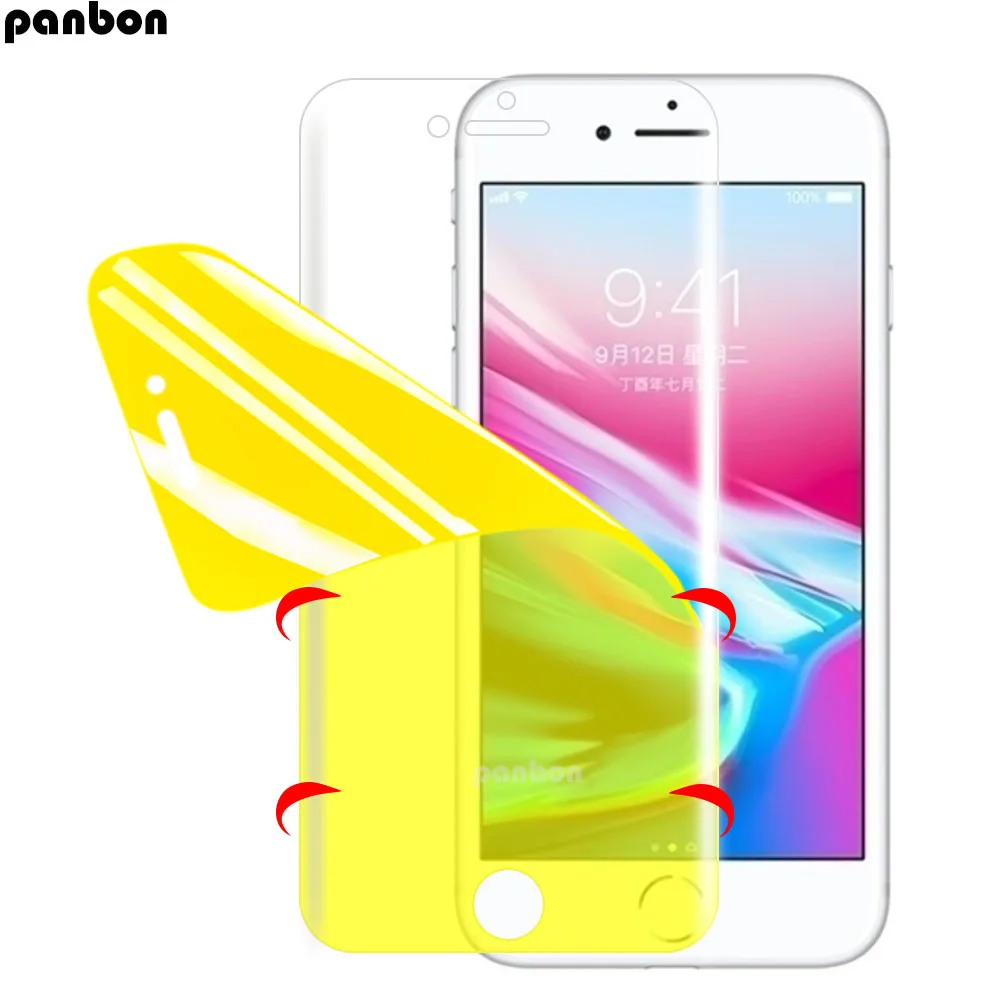 

Hydrogel for iphone xr xs max 7 8 6 6s plus 5 5s SE Full Coverage Front Screen Guard Self-healing Nano Protective Film