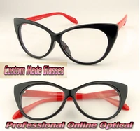 Форма «кошачий глаз» для многих случаев, необходимые на заказ оптические линзы, очки для чтения-1-1,5-2-2,5-3-3,5-4. 0-4,5-5-5,5-6 - изображение