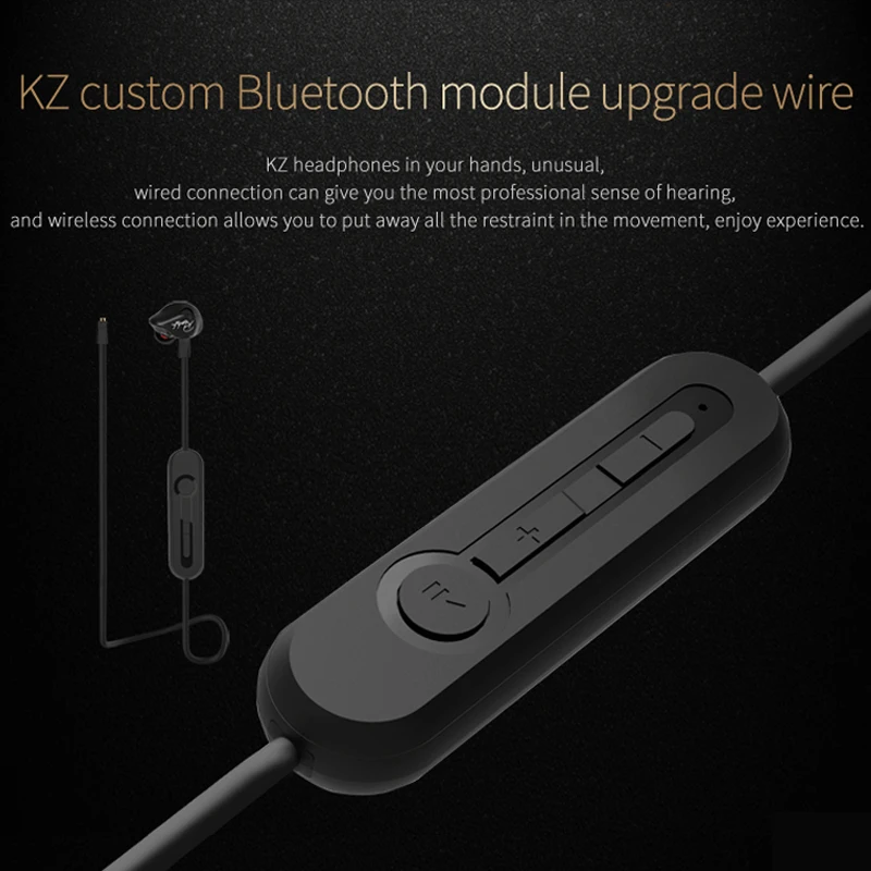 KZ ZS5 2DD+ 2BA стерео наушники с Bluetooth приемником Гибридные Bluetooth наушники басовые наушники HiFi DJ монитор Спорт Музыка