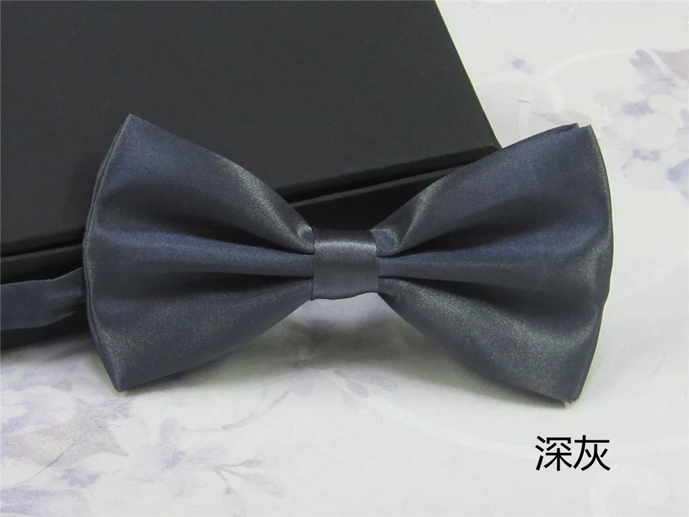 dark gray Мужские галстуки, модные, смокинги, классические, смешанные, одноцветные, Бабочка, галстук-бабочка для свадьбы, вечеринки, галстук-бабочка, галстуки для мужчин, Gravata LD8006 - Цвет: dark gray