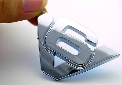 1 pcs V6 Car Badge emblem for V6 640 Auto Car Fender Boot Tail car stickers 640 Car-styling