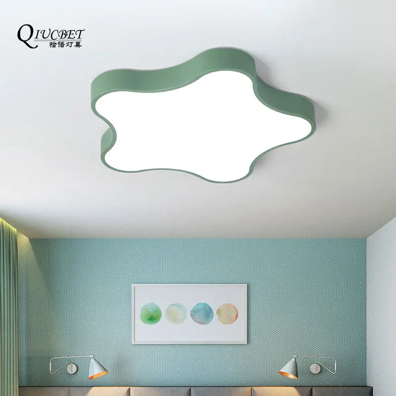 

Colorful Stars Children Room Ceiling Light Modern LED Ceiling Lighting 32W High Bright Iron Ceiling Lamp Decor