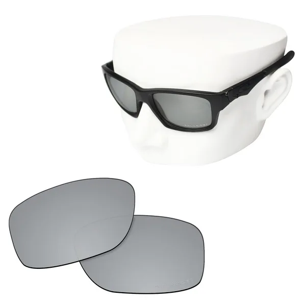 OOWLIT Анти-Царапины Сменные линзы для-солнцезащитные очки Oakley Jupiter Squared OO9135 травления поляризованных солнцезащитных очков - Цвет линз: Silver Mirror