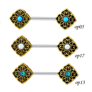 

TIANCIFBYJS Steel Fashion Body Jewelry Nipple Ring Vintage Spiral Helix Piercing Bar Cartilage Tragus Barbell Plug Earring 20pcs