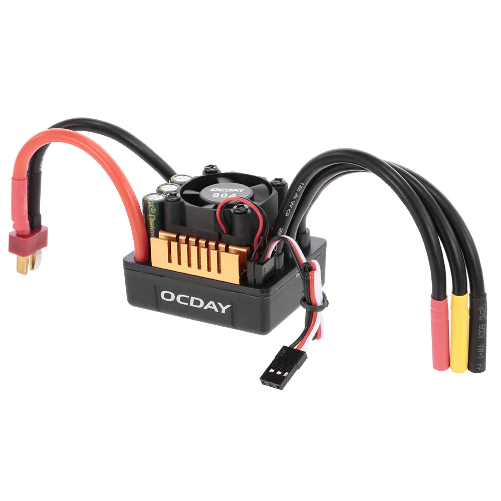 

RC Car BL3665 2600KV Sensorless Brushless Motor 80A ESC for 1:10 Traxxas RC Crawler Redcat HSP Car RC Truck Parts