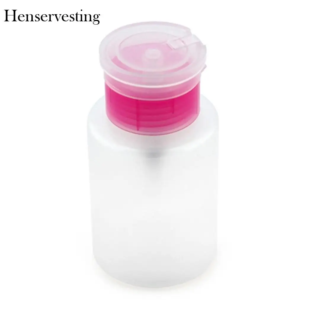

100ML Nail Art Pressure Bottle Dispenser Empty Bottle Acrylic Gel Polish Remover Cleaner Liquid Container Storage Makeup Tools