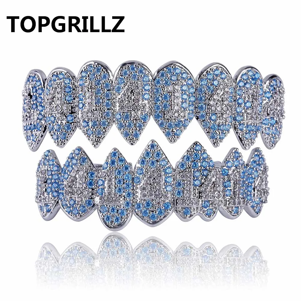 Topgrillz 1414 Hip Hop Iced Out Fangs Teeth Grillz Top & Bottom Grills  Dental Mouth Punk Teeth Caps Cosplay Party Rapper Jewelry - Dental Grills -  AliExpress