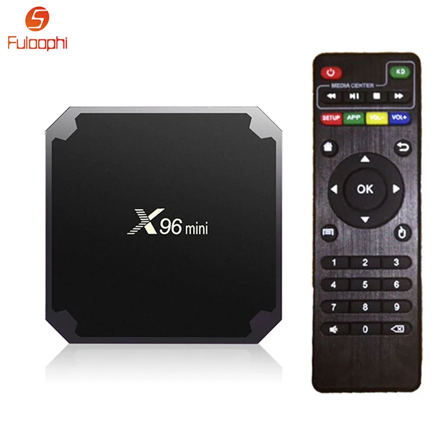Fuloophi X96 Mini Android 7 1 TV Box 2GB RAM 16GB ROM Amlogic S905W Quad Core