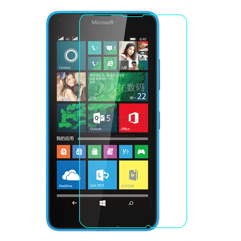 0 26 мм закаленное Стекло пленка для microsoft lumia 650 640 630 535 950 защита экрана размера XL Nokia