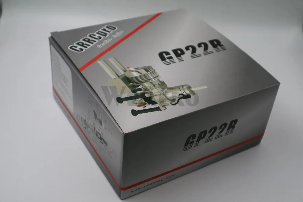 Новое поступление! CRRCPro GP22R 22CC задняя выхлопная труба с воздушным охлаждением бензиновый двигатель для RC самолетов