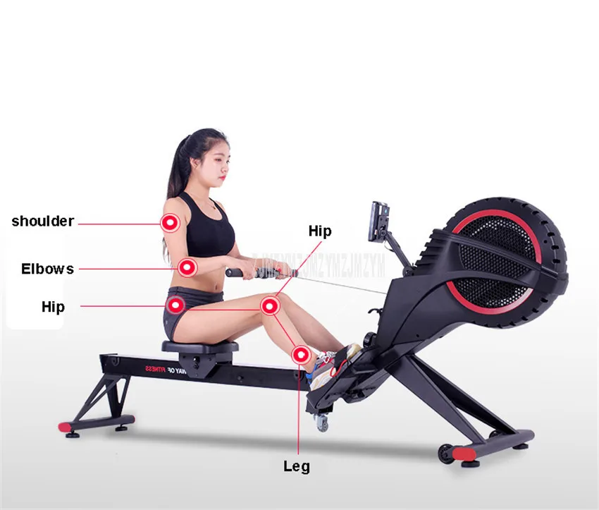 R318 высокое качество гребная машина гимназия коммерческий ветер неохоту прокатки машина Крытый Тренажерный Зал домашние упражнения фитнес оборудование