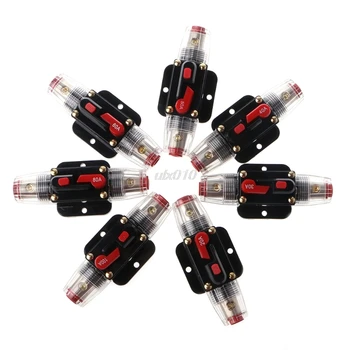 

DC 12V AUTO CAR MARINE BIKE STEREO AUDIO CIRCUIT BREAKER RESET FUSE INVERTER 20/30/40/50/60/80/100A Aug Wholesale&DropShip