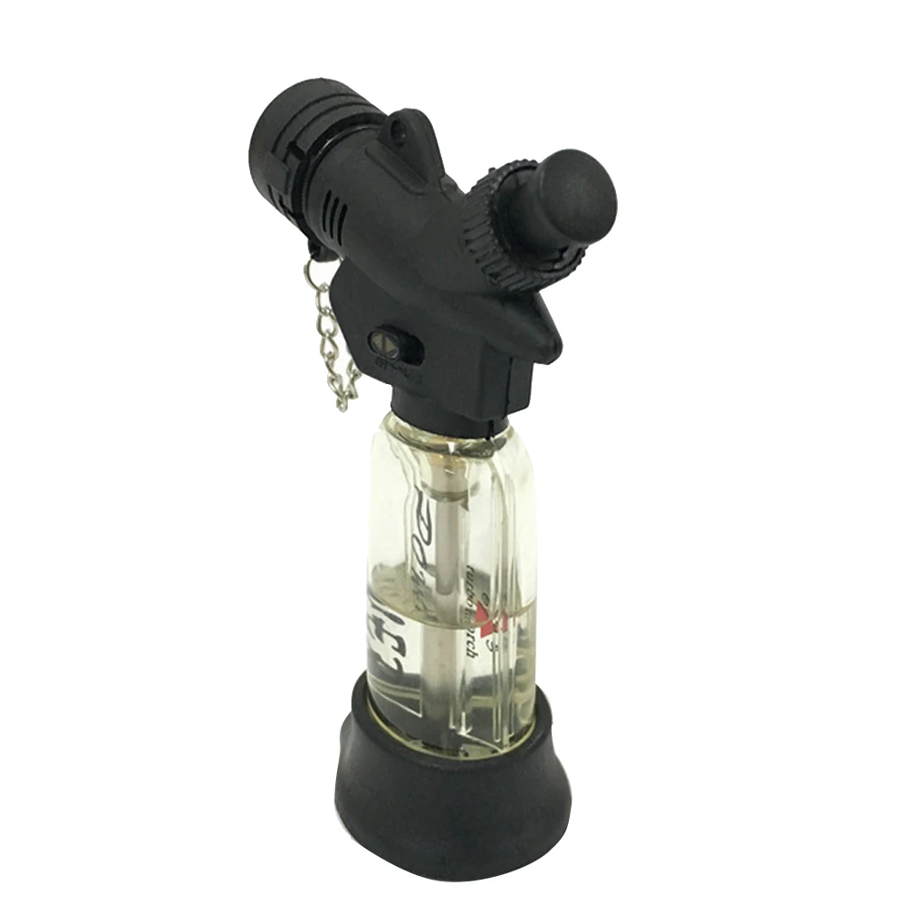 Горячая наружная ветрозащитная сигарета курительная трубка бутан зажигалка фонарь jet зажигалка - Цвет: 1 Jet Lighter