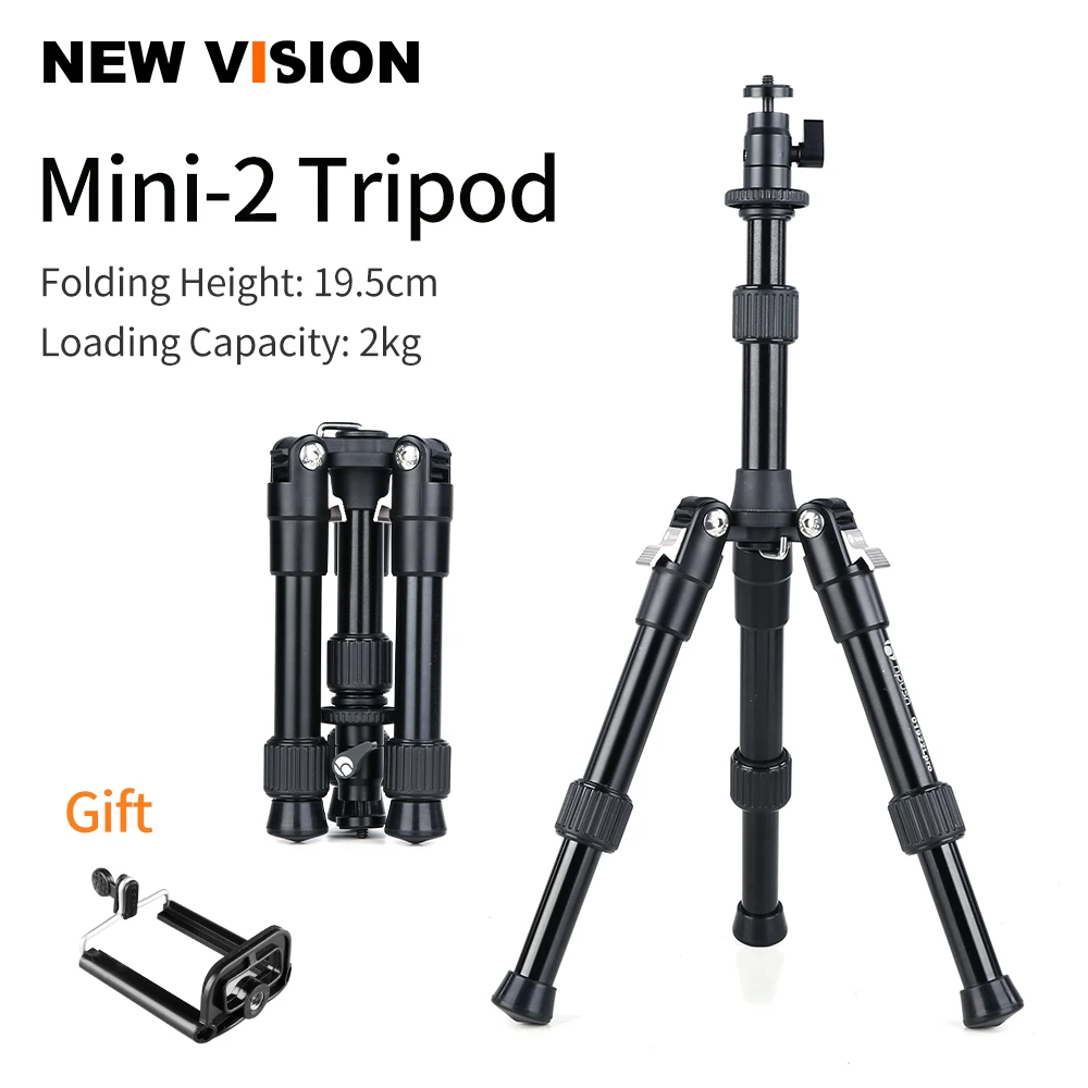 Aluminum Alloy Mini Tripod for Camera Portable Compact Desktop Macro