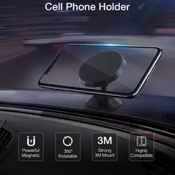 Магнитная автомобильный держатель телефона на 360 градусов приборной панели телефона стенд для Mercedes Benz W211 W204 W212 Audi A4 A3 Q5 BMW E39 E46 E60