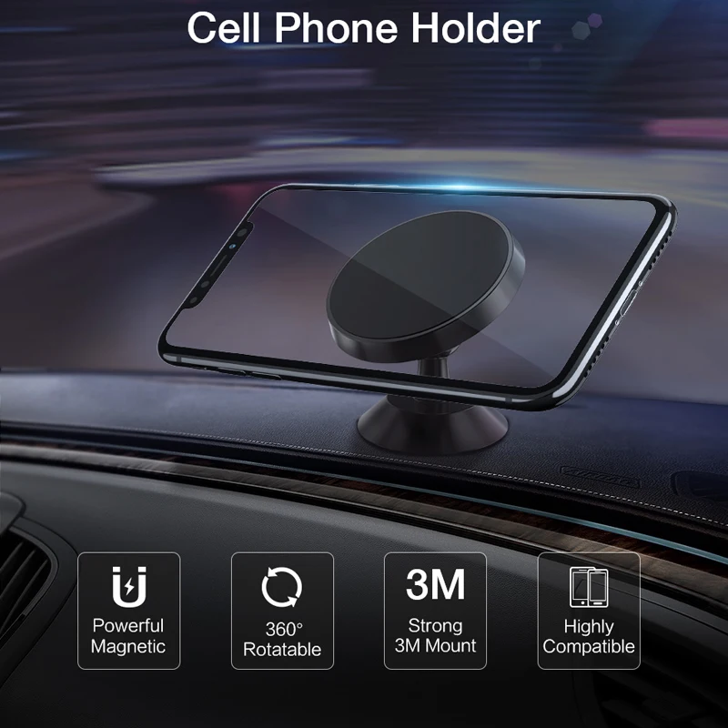 

Magnetic Car Phone Holder 360 Degree Dashboard Phone Stand For Mercedes Benz W211 W204 W212 Audi A4 A3 Q5 BMW E39 E46 E60