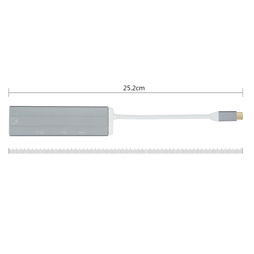 Usb-хаб USB C к HDMI USB 2,0 SD/TF кард-ридер адаптер для MacBook samsung Galaxy S9/Note 9 huawei P20 Pro type C USB 3,0 концентратор