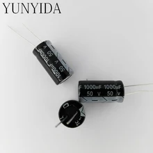 Алюминий электролитический конденсатор с алюминиевой крышкой, 50В 1000 мкФ 10 шт