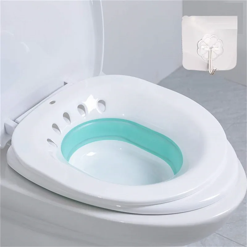 

Foldable Non-Squat Pregnant Hemorrhoids Relief Bidet Postpartum Tub Band Flush Wash Device Toilet Seat Toilet Decoration