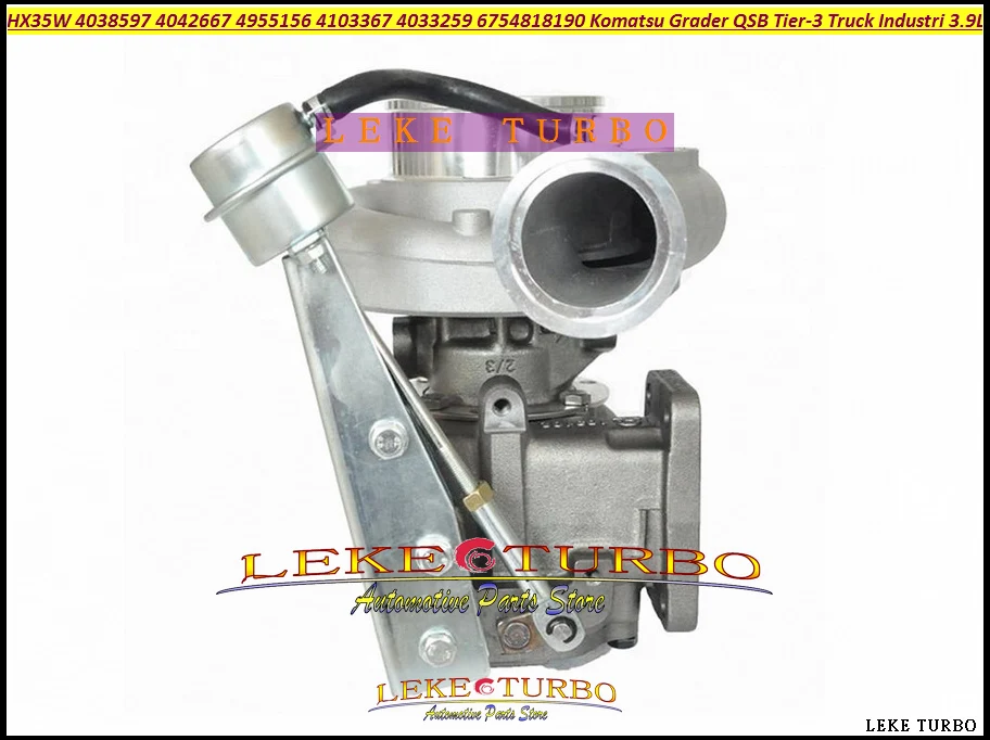 Turbo HX35W 4038597 4042667 4955156 4103367 4033259 6754818190 For Komatsu Grader QSB Tier-3 Truck Industrial Cummins Tier3 3.9L  (1)