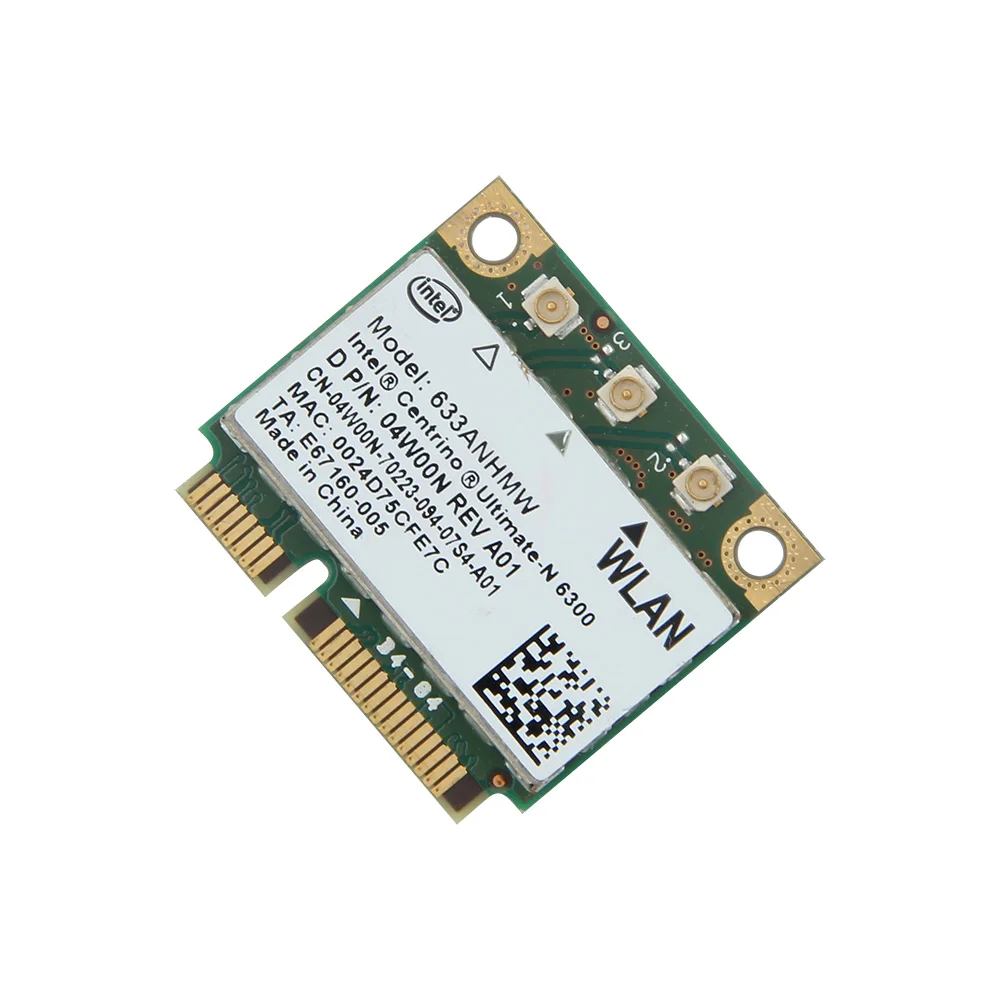 Rubsy Dual Band 450M 633ANHMW PCI-E Wireless Card for Ultimate-N WiFi Link 6300 Rubsy Dual Band 450M 633ANHMW PCI-E Wireless Card for Ultimate-N WiFi Link 6300