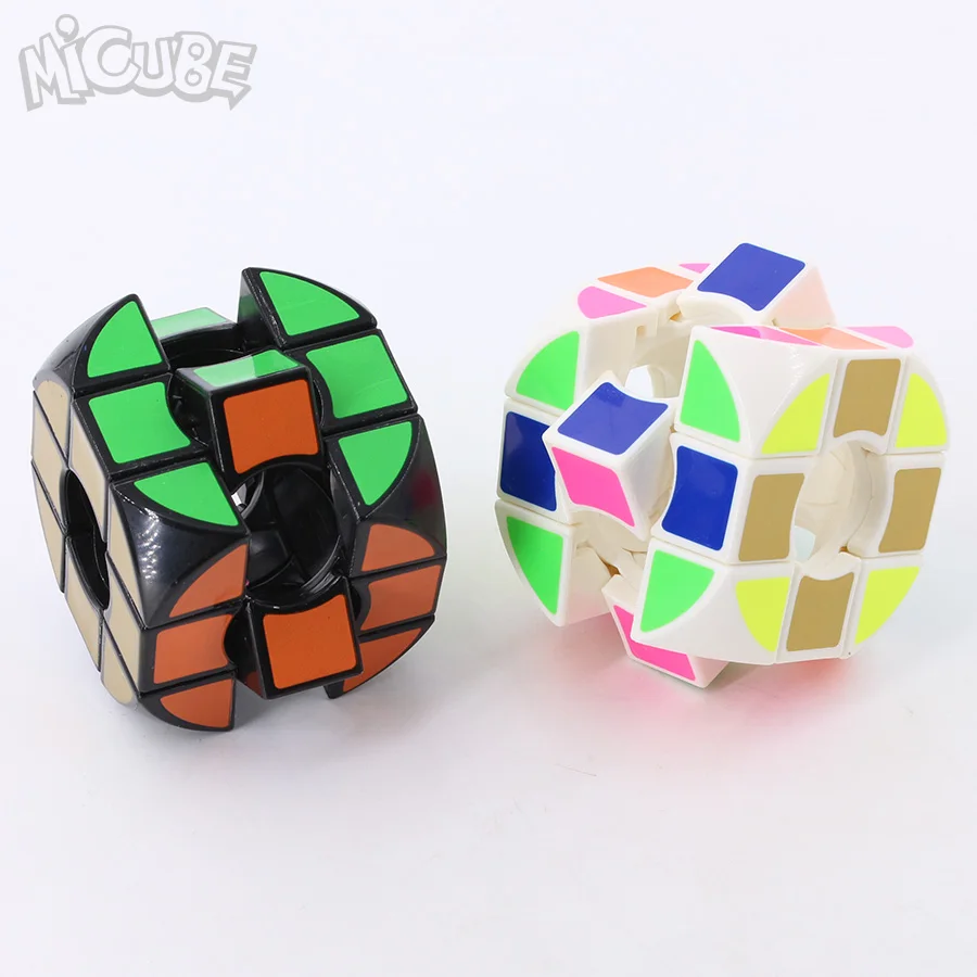 Micube округлые Void подложив Cube 3x3x3 Скорость Cube Cubo Magico развивающие игрушки Magic Cube Puzzle черный/белый