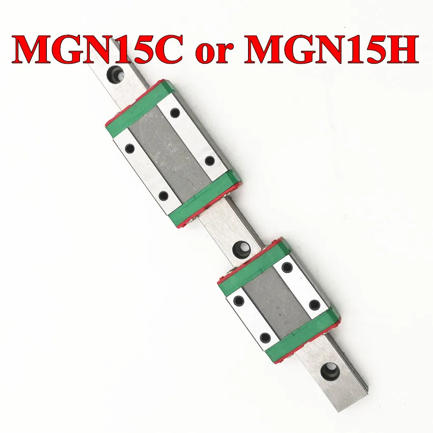 1pcs 15 mm en miniatura linear Guide mgn15 l100mm linear Rail con 1pcs mgn15h bloque 