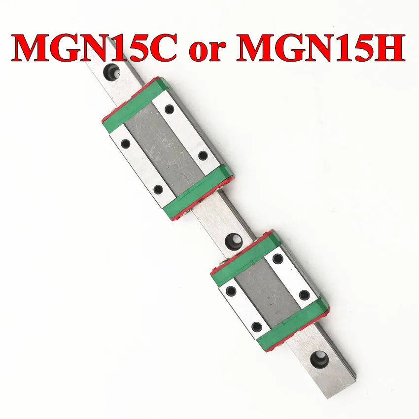 Линейная направляющая MGN15 L = 100 200 300 350 400 450 500 550 600 700 800 мм MGN15C или MGN15H линейный