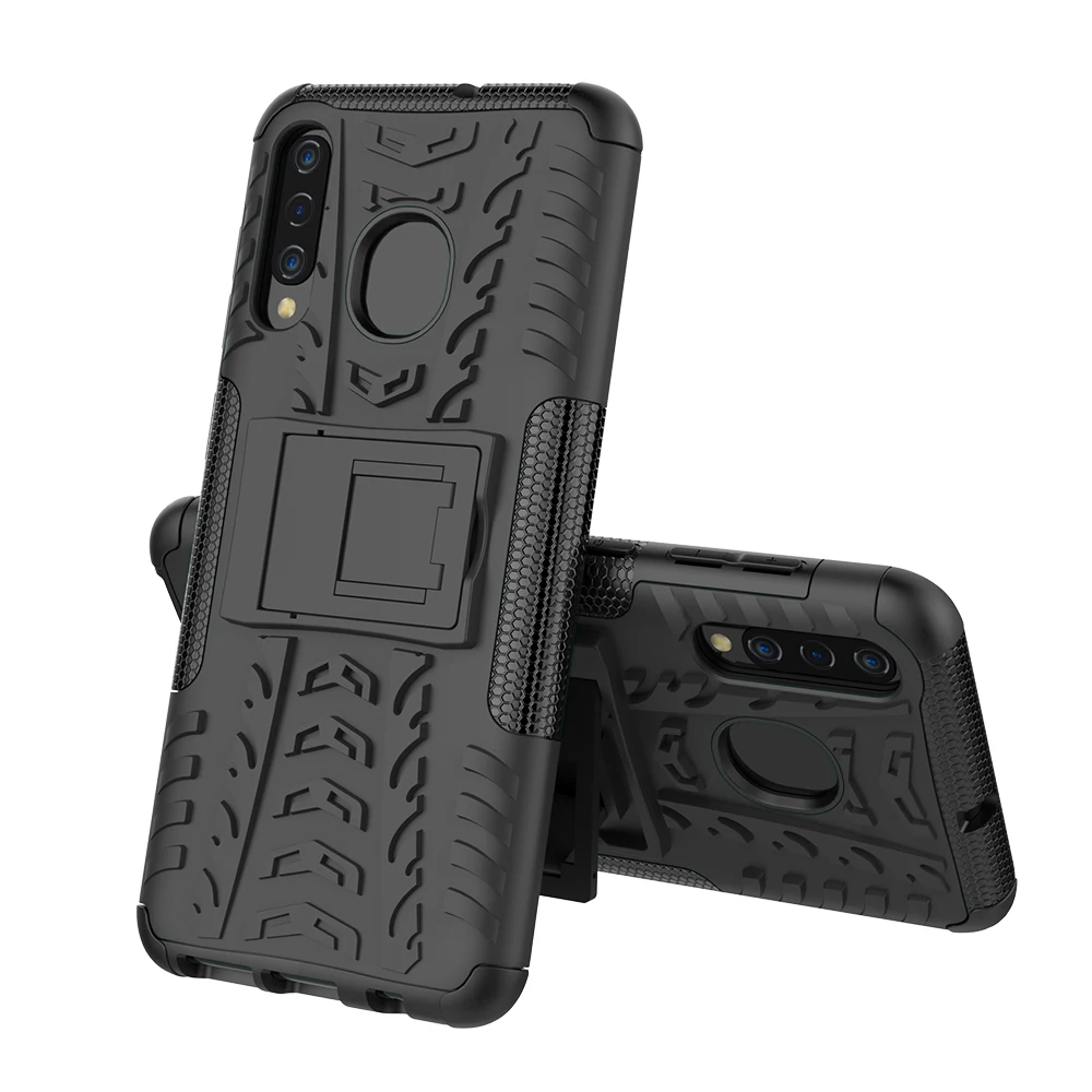 Для samsung Galaxy M10 M20 M30 A10 A20 A30 A40 A50 A70 A2 Core Case жесткий пластиковый мягкий силиконовый гибридный бронированная подставка PC + TPU чехол