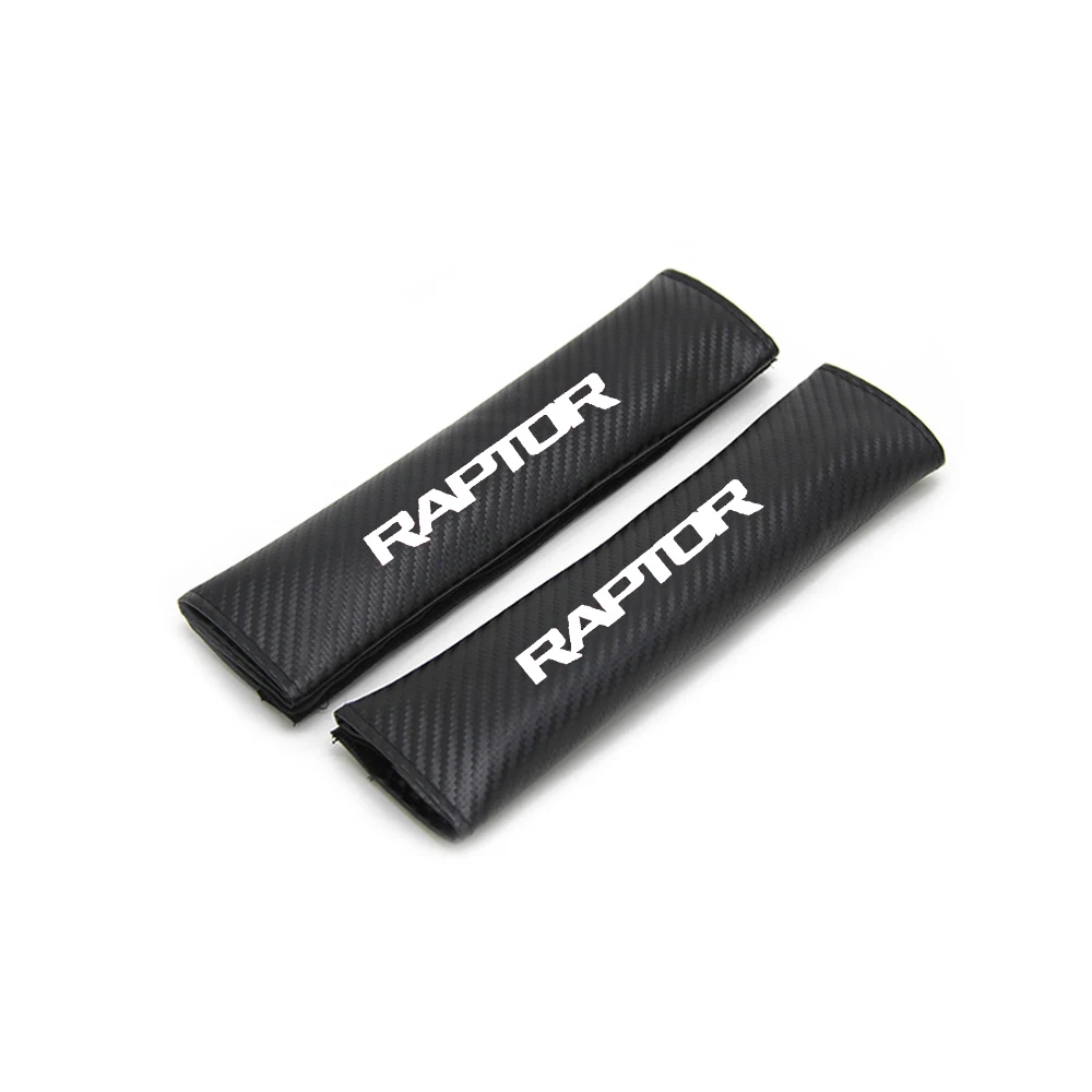 

For Ford RAPTOR F-150 F150 PU Fashion Car Seat belt shoulder Pads Reflective Safety Driving Car Seat Belt Cover Car Accessories