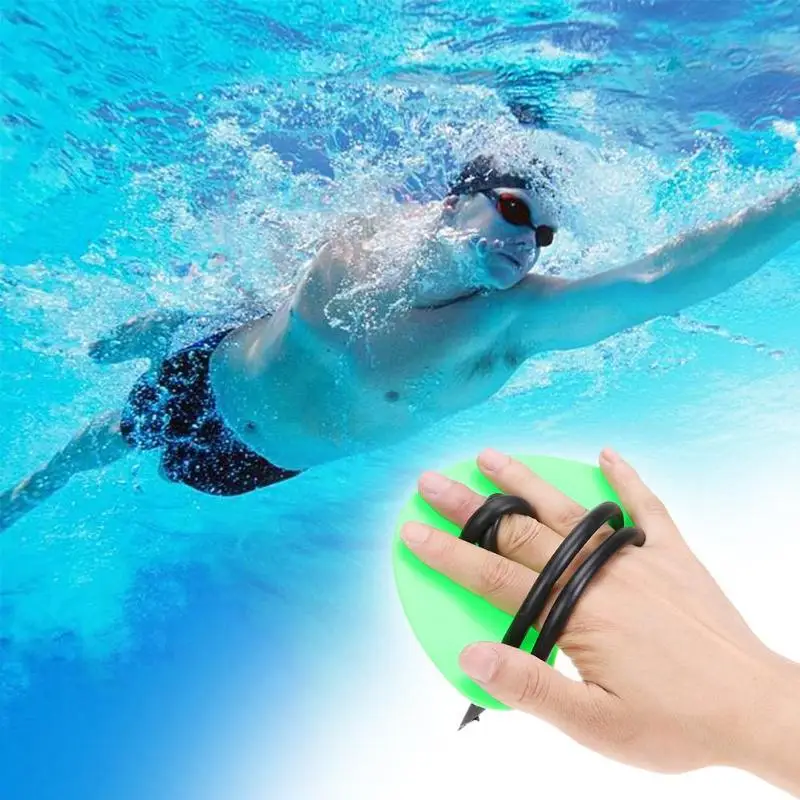 1 Pair bed Swimming Gloves Palms Water Skiing Strokes Training