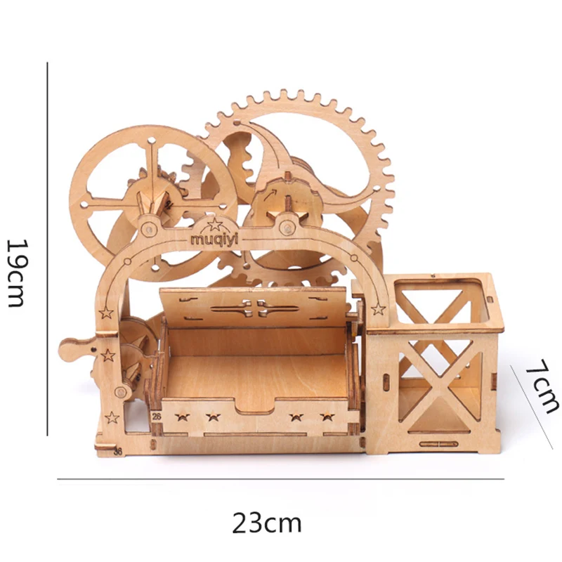 DIY 3D деревянная игра-головоломка подарок и держатель ручки и коробка для хранения для детей ребенок друг модель строительные наборы популярные игрушки деревянные игрушки для детей