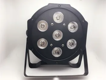 

30pcs / 7x12w RGBW 4in1 led par light 7x18w RGBWA UV 6in1 flat par light dmx512 disco lights professional stage dj equipment