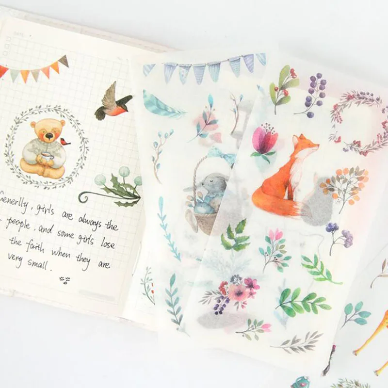 

6 Pieces/bag Children's Stationery Stickers / Twilight Sorcerer / Decorative Stickers Diy Decorative Diary Stationery Gift